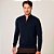Suéter Tricot Dudalina Half Zip In25 Marinho Masculino - Imagem 1