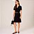 Vestido Dudalina Laura In25 Preto Feminino - Imagem 4