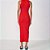 Vestido Super Mid Colcci Canelada U In25 Vermelho Feminino - Imagem 2