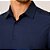 Camisa Dudalina Milano Tricoline Lisa In25 Marinho Masculino - Imagem 4