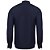 Camisa Dudalina Slim Tricoline Lisa In25 Marinho Masculino - Imagem 7