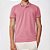 Camisa Polo Colcci 3 Lines In25 Rosa Masculino - Imagem 1
