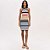 Vestido Curto Lança Perfume Canelado Pr26 Bege Feminino - Imagem 1
