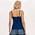 Regata Easy Lança Perfume Alças Pr26 Marinho Feminino - Imagem 2