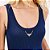 Vestido Super Mid Lança Perfume Frisos Pr26 Marinho Feminino - Imagem 4