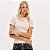 Blusa Easy Lança Perfume Manga Curta Pr26 Bege Feminino - Imagem 1