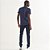 Camiseta Colcci Relevo Pr26 Azul Sideral Masculino - Imagem 2