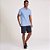 Camisa Polo John John Regular 2 Lines Pr26 Azul Masculino - Imagem 4