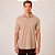 Camisa Polo Dudalina Gola Favo Pr26 Bege Escuro Masculino - Imagem 1