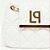 Bolsa Shoulder Lança Perfume Matelasse Pr26 Branco Feminino - Imagem 5