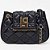 Bolsa Shoulder Lança Perfume Matelasse Pr26 Preto Feminino - Imagem 3