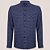 Camisa Dudalina Slim Oxford Xadrez Pr26 Marinho Masculino - Imagem 1