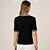 Camiseta Dudalina Mara Pr26 Preto Feminino - Imagem 2