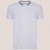 Camisa Polo Dudalina Gola Jacquard Pr26 Branco Masculino - Imagem 1