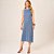 Vestido Dudalina Tricot Sm Pr26 Azul Claro Feminino - Imagem 1