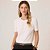 Blusa Dudalina Miriam Pr26 Bege Claro Feminino - Imagem 3