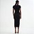 Vestido Mid Colcci Iconic Cut Pr26 Preto Feminino - Imagem 2