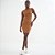 Vestido Curto Colcci Classic Pr26 Marrom Evermode Feminino - Imagem 1