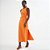 Vestido Super Mid Colcci Faixa Pr26 Laranja Pitanga Feminino - Imagem 1