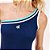 Vestido Canelado Lança Perfume Ombro Pr26 Marinho Feminino - Imagem 3