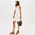 Vestido Curto Lança Perfume Canelado Pr26 Off White Feminino - Imagem 4
