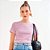 Camiseta Colcci Dots Pr26 Rosa Lilibethy Feminino - Imagem 1