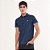 Camisa Polo Colcci Faixas Pr26 Marinho Masculino - Imagem 1