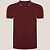 Camisa Polo Dudalina Frisos Degradê Pr26 Bordô Masculino - Imagem 1