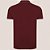 Camisa Polo Dudalina Frisos Degradê Pr26 Bordô Masculino - Imagem 2