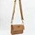 Bolsa Crossbody Easy Lança Perfume Metal Pr26 Bege Feminino - Imagem 3