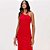 Vestido Super Mid Easy Lança Perfume Pr26 Vermelho Feminino - Imagem 4