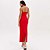 Vestido Super Mid Easy Lança Perfume Pr26 Vermelho Feminino - Imagem 2