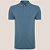 Camisa Polo Dudalina Frisos Pr26 Azul Masculino - Imagem 1
