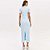 Vestido Super Mid Easy Lança Perfume Polo Pr26 Azul Feminino - Imagem 2
