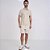 Camisa Polo Colcci Finish Ve26 Bege Masculino - Imagem 3