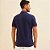 Camisa Polo Forum Faixas Ve26 Marinho Masculino - Imagem 2