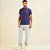 Camisa Polo Forum Dual Line Ve26 Azul Masculino - Imagem 3