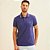 Camisa Polo Forum Dual Line Ve26 Azul Masculino - Imagem 1