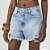 Short Jeans Colcci Jade Stripped Ve26 Azul Feminino - Imagem 1