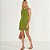 Vestido Curto Colcci Canelado Iconic Ve26 Verde Feminino - Imagem 3