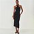 Vestido Mid Colcci Faixa Ve26 Preto Feminino - Imagem 1