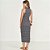 Vestido Mid Colcci Canelado Logo Ve26 Preto Feminino - Imagem 2