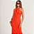 Vestido Mid Colcci Cross Ve26 Vermelho Feminino - Imagem 3