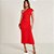 Vestido Mid Colcci Single Ve26 Vermelho Feminino - Imagem 1