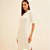 Vestido Mid Forum Manga Ve26 Off White Feminino - Imagem 4