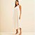 Vestido Mid Forum Confort Ve26 Off White Feminino - Imagem 3