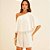 Macaquinho Forum Linho Ve26 Off White Feminino - Imagem 1
