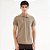 Camisa Polo Colcci 2 Listras Pr26 Marrom Wolf Masculino - Imagem 1
