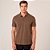 Camisa Polo Dudalina Essential Basic Pr26 Marrom Masculino - Imagem 1