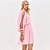 Vestido Curto Lança Perfume Mangas Pr26 Rosa Feminino - Imagem 4